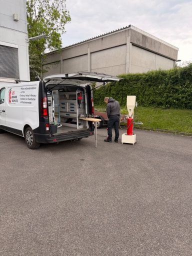 Feuerlöscher-Prüfung