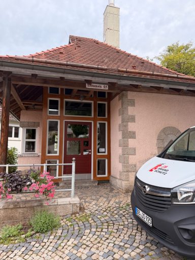 Neue Feuerlöscher in einem Backhaus in Grafenau